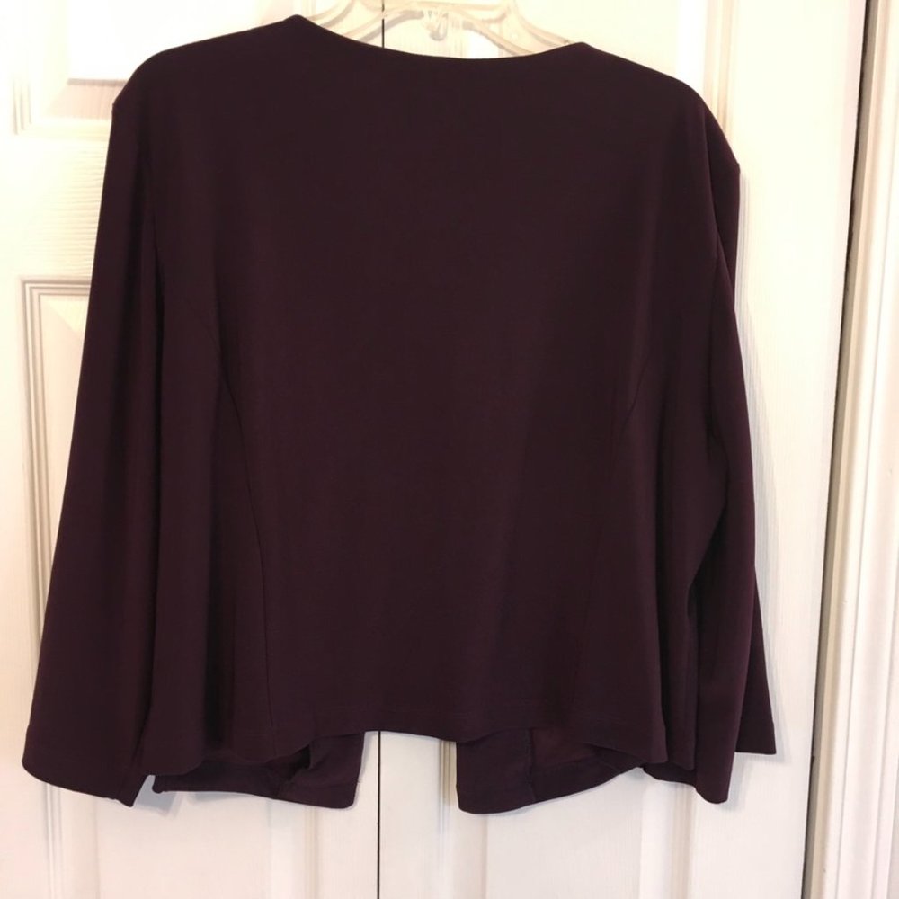 Danny And Nicole Ruffle Front Jacket - Picture 4 of 7